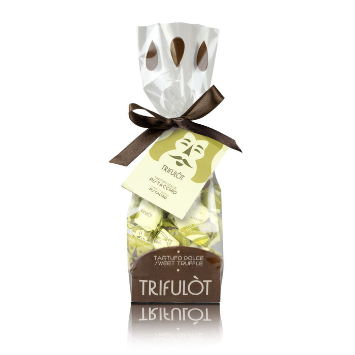 TRIFULOT®: chocolate truffle with pistachio - bag  6.34 oz - Tartflanghe USA