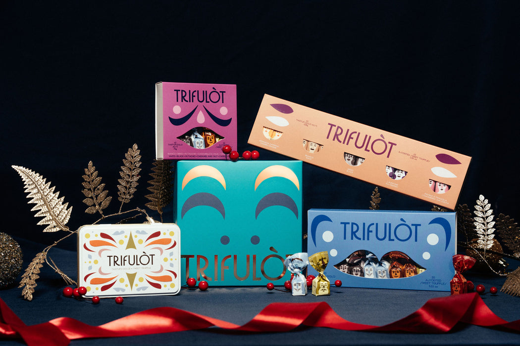 TRIFULOT®: assorted chocolate truffles - Tartuflanghe USA