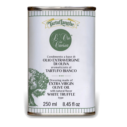 Dressing made of Extra Virgin Olive Oil with natural flavor White Truffle type 8.45 fl oz - TARTUFLANGHE USA