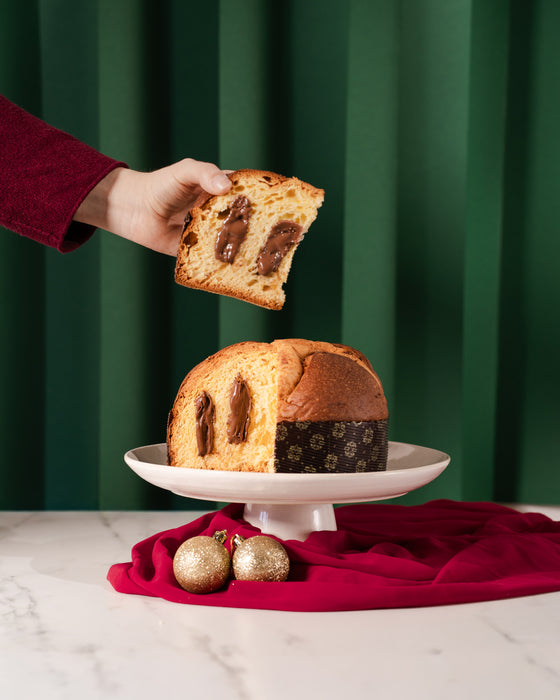 PANETTONE WITH GIANDUIA CREAM