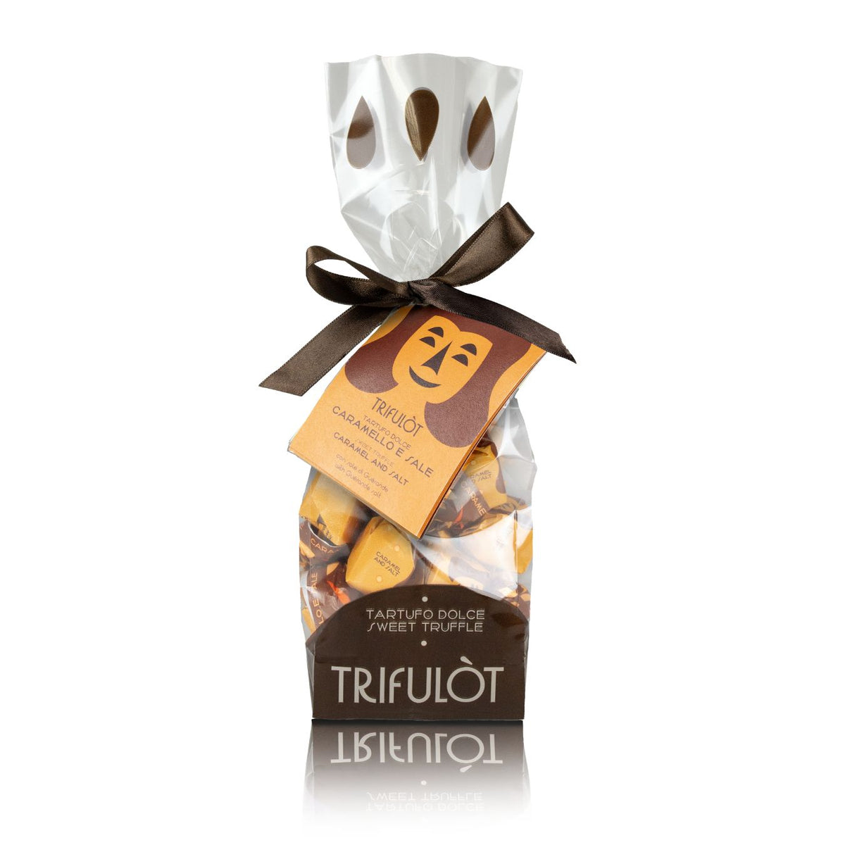 TRIFULOT® - SWEET TRUFFLE CHOCOLATE CARAMEL AND SALT - bag 6.34 oz