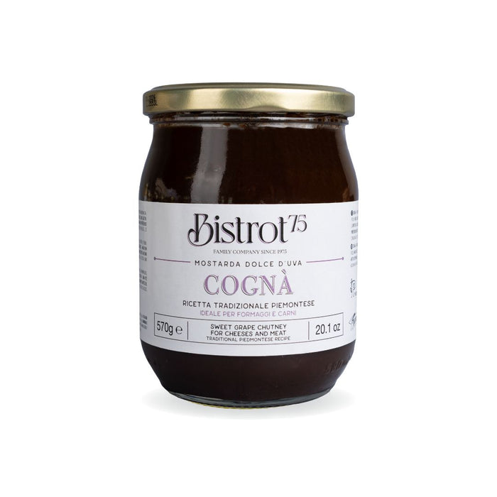 COGNÀ SWEET GRAPE CHUTNEY (Bistrot75 Brand) 20.10 oz