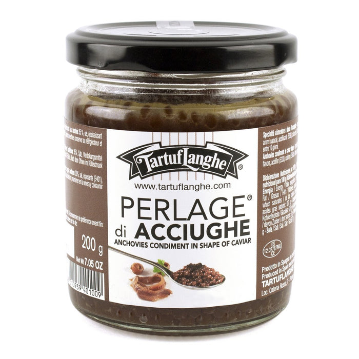 ANCHOVY PERLAGE - Anchovies  in caviar shape (7.05 Oz) - TARTUFLANGHE USA