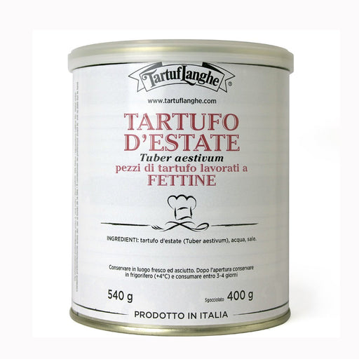 Summer truffle (Tuber aestivum Vitt.) - SLICES, drained weight  14,1 Oz - TARTUFLANGHE USA